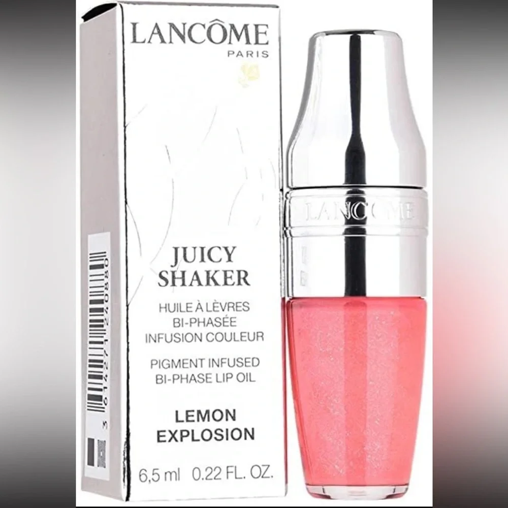 Lancôme Juicy Shaker Pigment Infused Bi-Phase Lip Oil LEMON EXPLOSION New in Box